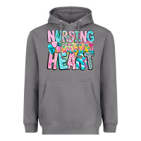 Storm Nursing is a work of heart Heavyweight Hoodie - CowhideDigitalArt