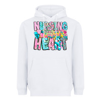 Nursing Is A Work Of Heart Heavyweight Hoodie | Teevron