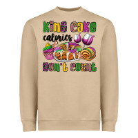 Mushroom king cake calories don't count mardi gras Heavyweight Sweatshirt - OliviaCreatesArt