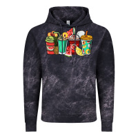 Cloud Black Fruits coffee cups Vintage Hoodie - NancyCooperArtShop