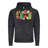 Vintage Black Fruits coffee cups Vintage Hoodie - NancyCooperArtShop