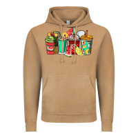 Vintage Camel Fruits coffee cups Vintage Hoodie - NancyCooperArtShop