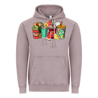 Vintage Zinc Fruits coffee cups Vintage Hoodie - NancyCooperArtShop