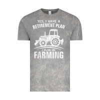 Cloud Rock Yes I Do Have A Retirement Plan Farming Funny Farmer Gift Vintage Tee - trangStudio