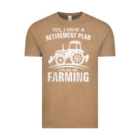 Vintage Coffee Yes I Do Have A Retirement Plan Farming Funny Farmer Gift Vintage Tee - trangStudio