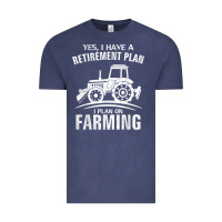 Vintage Denim Yes I Do Have A Retirement Plan Farming Funny Farmer Gift Vintage Tee - trangStudio