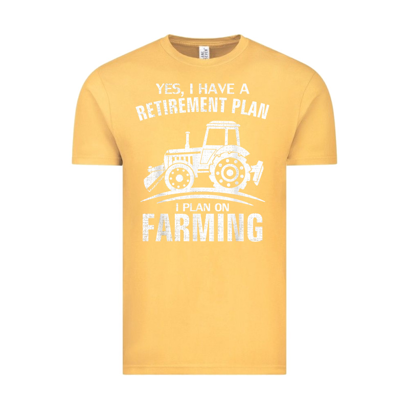 Yes I Do Have A Retirement Plan Farming Funny Farmer Gift Vintage Tee by trangStudio | Teevron