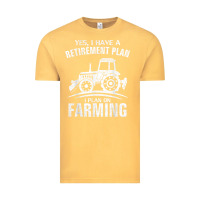 Vintage Mustard Yes I Do Have A Retirement Plan Farming Funny Farmer Gift Vintage Tee - trangStudio