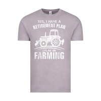 Vintage Zinc Yes I Do Have A Retirement Plan Farming Funny Farmer Gift Vintage Tee - trangStudio