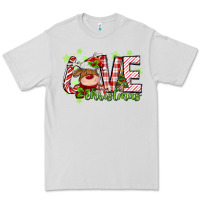 Dove Grey love christmas deer Premium Tee - MaliasSmallBusiness