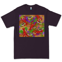 Plum mardi gras crawfish king cake Premium Tee - RanaPortraitStore