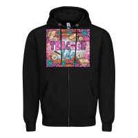 Black teacher life tumbler Zipper Hoodie - BundleAndBundleShop