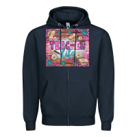 Navy teacher life tumbler Zipper Hoodie - BundleAndBundleShop