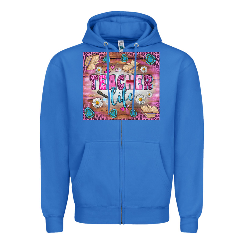 Teacher Life Tumbler Zipper Hoodie by BundleAndBundleShop | Teevron