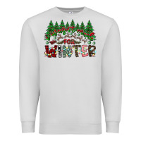 Dove Grey i was made for winter Premium Sweatshirt - CowhideDigitalArt
