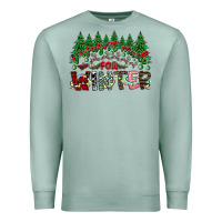 Seafoam i was made for winter Premium Sweatshirt - CowhideDigitalArt