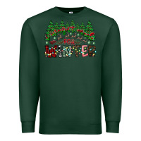 Sports Green i was made for winter Premium Sweatshirt - CowhideDigitalArt