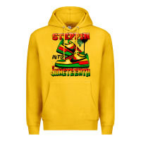 Lemon steppin' into juneteenth Premium Hoodie - FaDigitalArtStudio