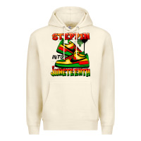 Sandshell steppin' into juneteenth Premium Hoodie - FaDigitalArtStudio