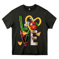 Asphalt teacher love nca Heavy Core Tee - NancyCooperArtShop