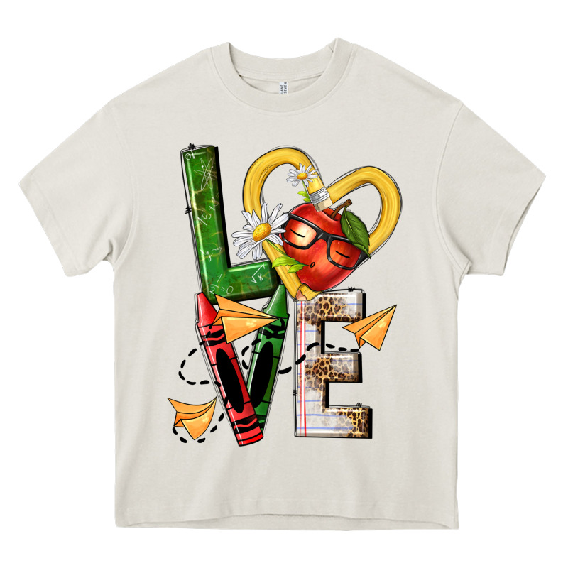 Teacher Love Nca Heavy Core Tee by NancyCooperArtShop | Teevron