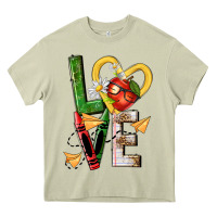 Mossy teacher love nca Heavy Core Tee - NancyCooperArtShop