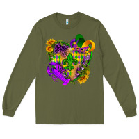 Mardi Gras Heart Long Sleeve Tee | Teevron