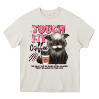 Cream touch my coffee and ill slap you so hard grumpy ca Heavy Core Tee - JahusDesignShop