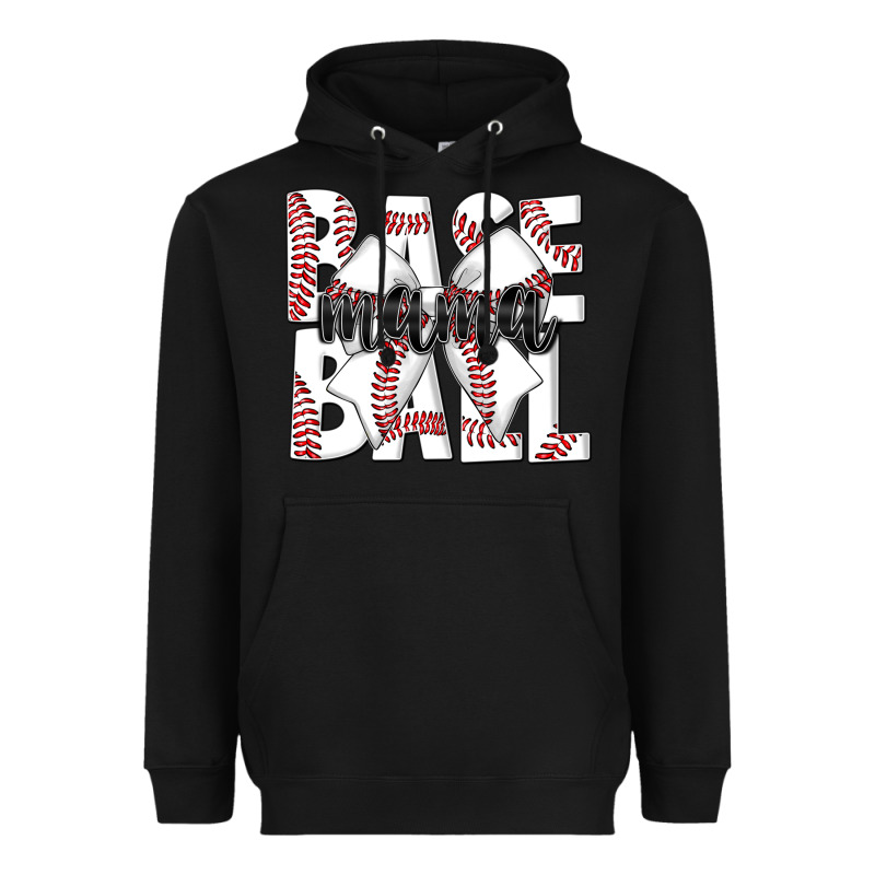 Baseball Mama Heavyweight Hoodie by CowhideDigitalArt | Teevron