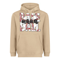 Mushroom baseball mama Heavyweight Hoodie - CowhideDigitalArt