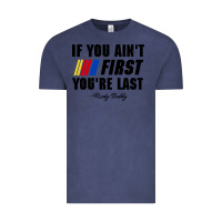 Vintage Denim ricky bobby if you aint first youre last Vintage Tee - trangStudio