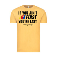 Vintage Mustard ricky bobby if you aint first youre last Vintage Tee - trangStudio