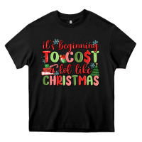 Black it's beginning to cost a lot like christmas Heavy Core Tee - MaliasSmallBusiness