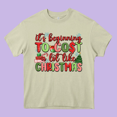 It's Beginning To Cost A Lot Like Christmas Heavy Core Tee Designed By Maliassmallbusiness