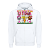 White football sister tumbler Zipper Hoodie - BundleAndBundleShop