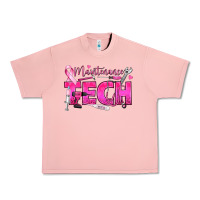 Salmon Breast Cancer Maintenance Tech Urban Heavy Tee - texasbilliewilder