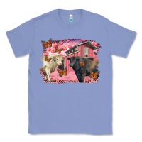 Colony Blue valentine's day barn and black angus with charolais Classic Tee - RanaPortraitStore