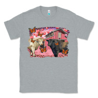 Heather Grey valentine's day barn and black angus with charolais Classic Tee - RanaPortraitStore