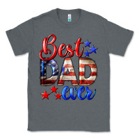 Charcoal Heather Best Dad Ever Classic Tee - LillyAllenDesigns