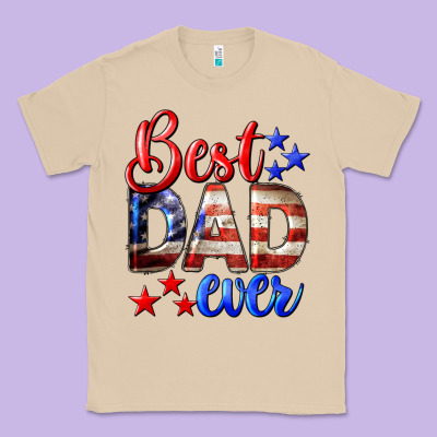 Best Dad Ever Classic Tee Designed By Lillyallendesigns