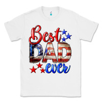 White Best Dad Ever Classic Tee - LillyAllenDesigns