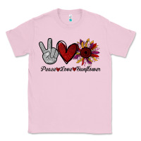 Bubblegum Pink Peace Love Sunshine Sunflower Classic Tee - Bettercallsaul