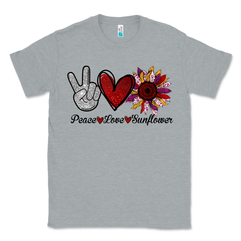 Peace Love Sunshine Sunflower Classic Tee by Bettercallsaul | Teevron