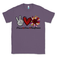 Lavender Peace Love Sunshine Sunflower Classic Tee - Bettercallsaul