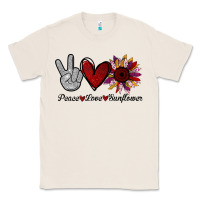 Natural Peace Love Sunshine Sunflower Classic Tee - Bettercallsaul