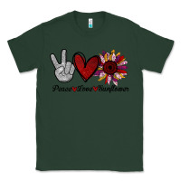 Sports Green Peace Love Sunshine Sunflower Classic Tee - Bettercallsaul