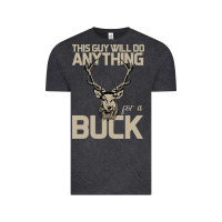 Vintage Black Funny Hunters Will Do Anything For a Buck Hunting Vintage Tee - Bettercallsaul