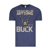 Vintage Denim Funny Hunters Will Do Anything For a Buck Hunting Vintage Tee - Bettercallsaul