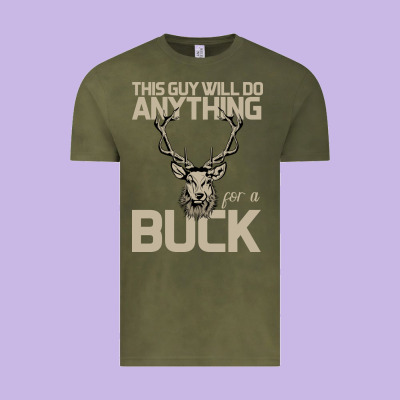 Funny Hunters Will Do Anything For A Buck Hunting Vintage Tee Designed By Bettercallsaul