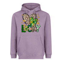Lavender Lucky Saint Patricks Day Heavyweight Hoodie - CowhideDigitalArt